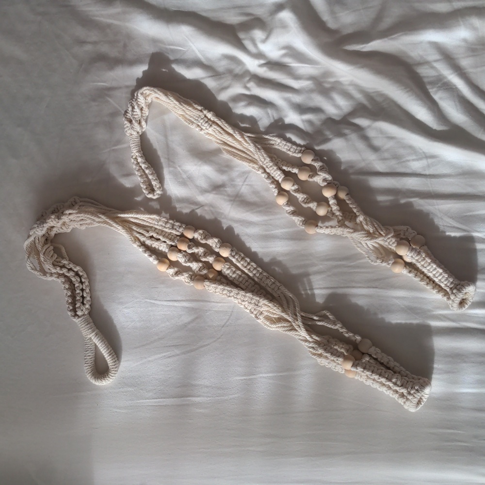 NWOT Macrame plant holders